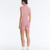 Comfortlux Striped Short Jumpsuit