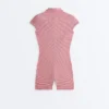 Comfortlux Striped Short Jumpsuit
