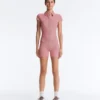 Comfortlux Striped Short Jumpsuit