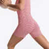 Comfortlux Striped Short Jumpsuit