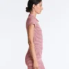 Comfortlux Striped Short Jumpsuit