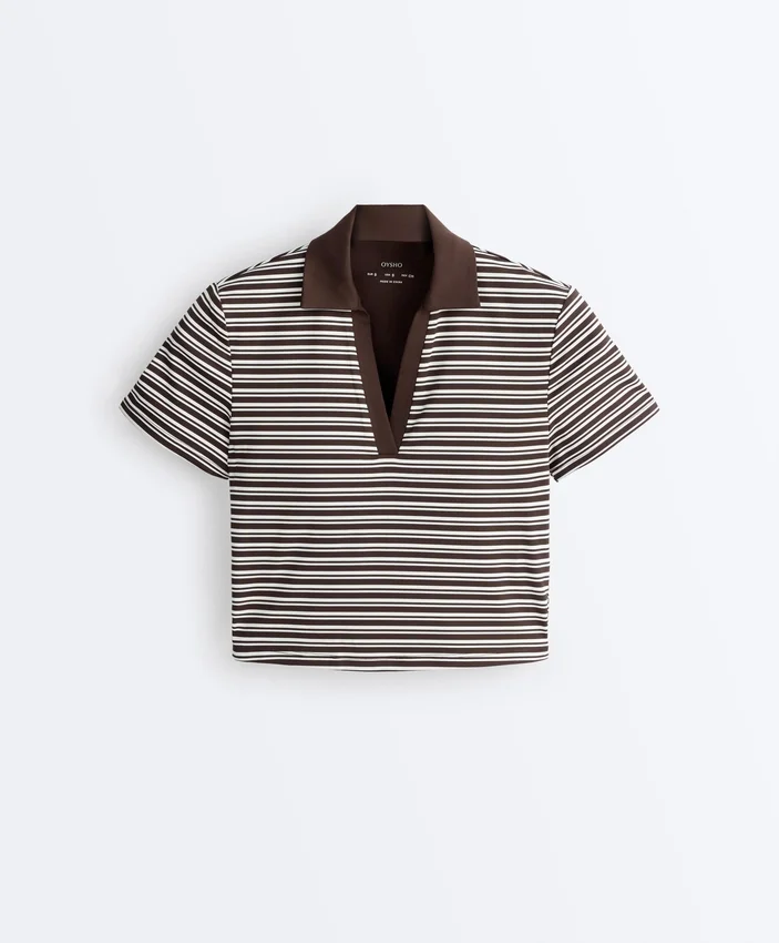 Comfortlux Striped Short-Sleeve Polo Shirt Comfortlux Striped Short-Sleeve Polo Shirt