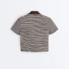 Comfortlux Striped Short-Sleeve Polo Shirt Comfortlux Striped Short-Sleeve Polo Shirt