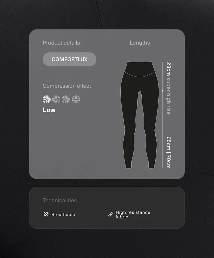 Comfortlux Super High-Rise Ankle-Length Leggings Comfortlux Super High-Rise Ankle-Length Leggings