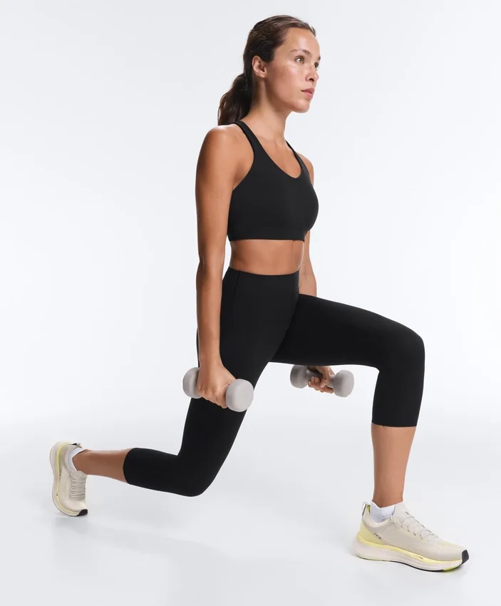 Compressive Cross-Back Sports Bra with Firm Support Compressive Cross-Back Sports Bra with Firm Support