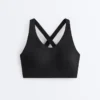 Compressive Cross-Back Sports Bra with Firm Support Compressive Cross-Back Sports Bra with Firm Support