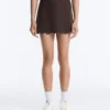Compressive High-Rise Wavy Short Skirt