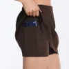 Compressive High-Rise Wavy Short Skirt