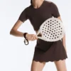 Compressive High-Rise Wavy Short Skirt