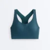 Compressive Medium-Support Bra with Cups