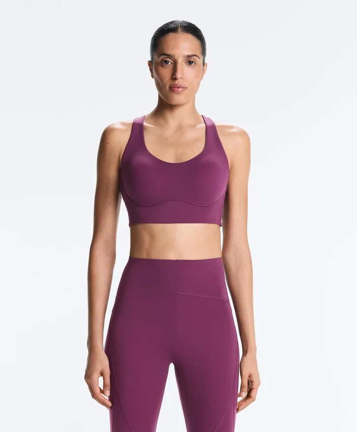 Compressive Medium-Support Bra with Cups Compressive Medium-Support Bra with Cups