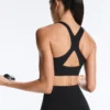 Compressive Medium-Support Bra with Cups