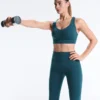Compressive Medium-Support Bra with Cups