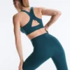 Compressive Medium-Support Bra with Cups