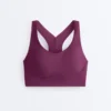 Compressive Medium-Support Bra with Cups Compressive Medium-Support Bra with Cups