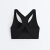 Compressive Medium-Support Bra with Cups