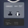 Compressive Medium Support Sports Bra with Rubber Cups Compressive Medium Support Sports Bra with Rubber Cups