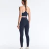 Compressive Medium Support Sports Bra with Rubber Cups Compressive Medium Support Sports Bra with Rubber Cups