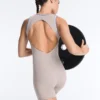 Contrast Compressive Short Jumpsuit Contrast Compressive Short Jumpsuit