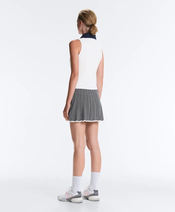 Contrast Sleeveless Comfortlux Polo Shirt Contrast Sleeveless Comfortlux Polo Shirt