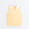Contrast Sleeveless Comfortlux Polo Shirt Contrast Sleeveless Comfortlux Polo Shirt