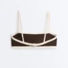 Contrast Trim Bandeau Bikini Contrast Trim Bandeau Bikini