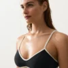 Contrast Trim Bikini Top Contrast Trim Bikini Top
