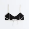 Contrast Trim Bikini Top Contrast Trim Bikini Top