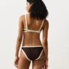 Contrast Trim Triangle Bikini Top Contrast Trim Triangle Bikini Top