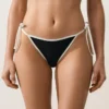 Contrast Trim Medium-Coverage Tie Bikini Briefs Contrast Trim Medium-Coverage Tie Bikini Briefs
