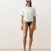 Contrast Trim Medium-Coverage Tie Bikini Briefs Contrast Trim Medium-Coverage Tie Bikini Briefs