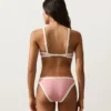 Contrast Trim Triangle Bikini Top Contrast Trim Triangle Bikini Top