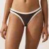 Contrast Trim U-Cut Medium-Coverage Bikini Briefs Contrast Trim U-Cut Medium-Coverage Bikini Briefs