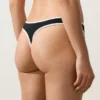 Contrast Trim U-Cut Thong Bikini Briefs Contrast Trim U-Cut Thong Bikini Briefs