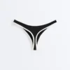 Contrast Trim U-Cut Thong Bikini Briefs Contrast Trim U-Cut Thong Bikini Briefs