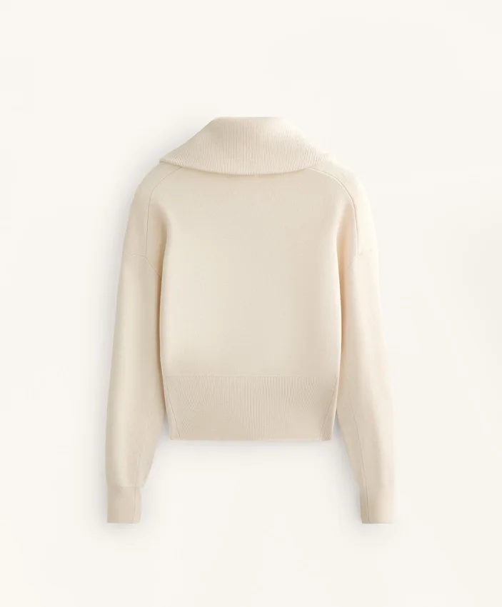 Contrast Zip Knit Jacket Contrast Zip Knit Jacket
