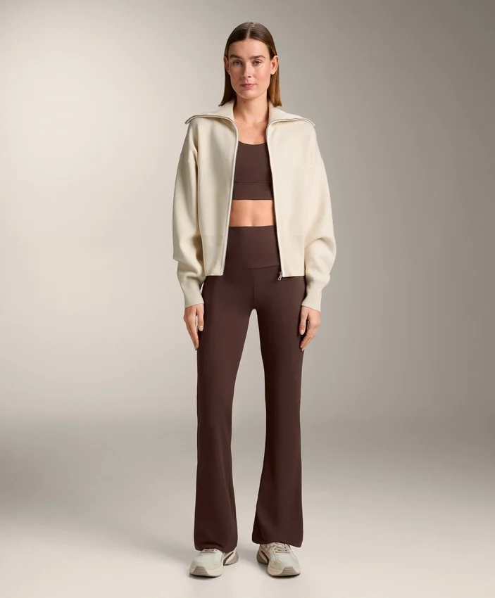 Contrast Zip Knit Jacket Contrast Zip Knit Jacket
