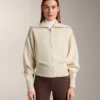 Contrast Zip Knit Jacket Contrast Zip Knit Jacket