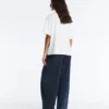 Cotton Blend Balloon Trousers