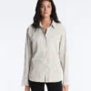 Cotton Blend Check Long Sleeve Shirt