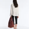 Cotton Blend Check Long Sleeve Shirt