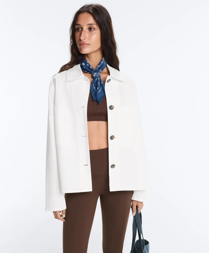 Cotton Blend Pocket Jacket Cotton Blend Pocket Jacket