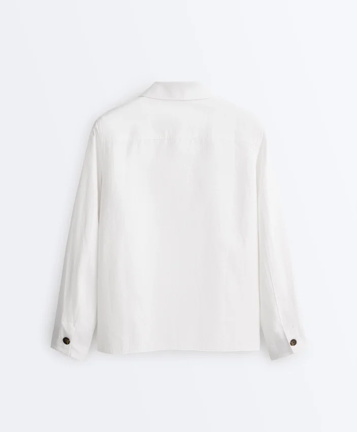 Cotton Blend Pocket Jacket Cotton Blend Pocket Jacket