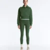 Cotton Blend Raised Neck Jacket Cotton Blend Raised Neck Jacket