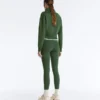 Cotton Blend Raised Neck Jacket Cotton Blend Raised Neck Jacket