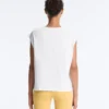 Cotton Blend Sleeveless T-Shirt Cotton Blend Sleeveless T-Shirt