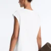 Cotton Blend Sleeveless T-Shirt Cotton Blend Sleeveless T-Shirt