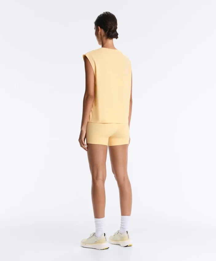 Cotton Blend Sleeveless T-Shirt Cotton Blend Sleeveless T-Shirt