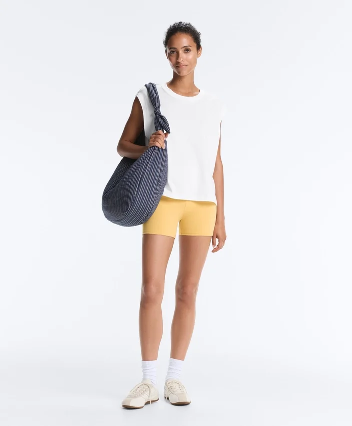 Cotton Blend Sleeveless T-Shirt Cotton Blend Sleeveless T-Shirt