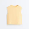 Cotton Blend Sleeveless T-Shirt Cotton Blend Sleeveless T-Shirt